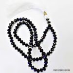 Black Crystal Tajbeeh | 100 Beads